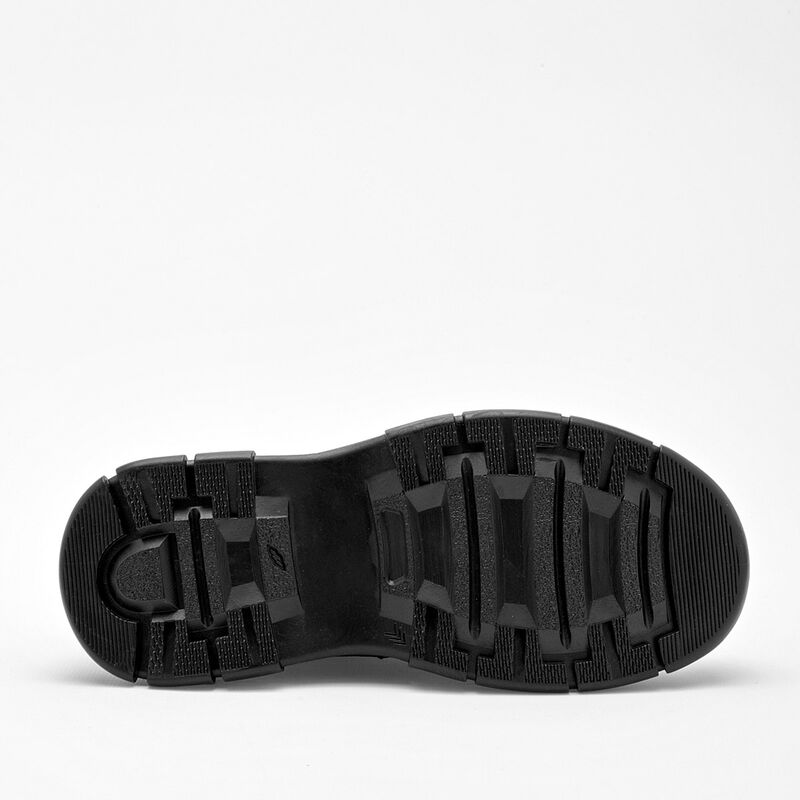 Yuyin Zapato Escolar De Piel Para Mujer Negro C... image number null