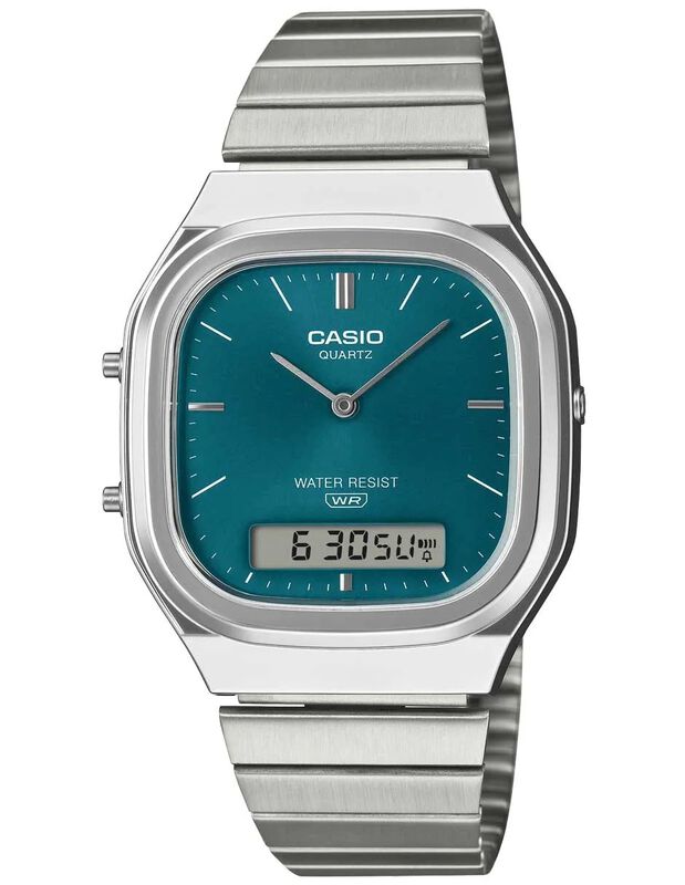 Reloj Casio Vintage Unisex AQ-240E-3ACF platead... image number null