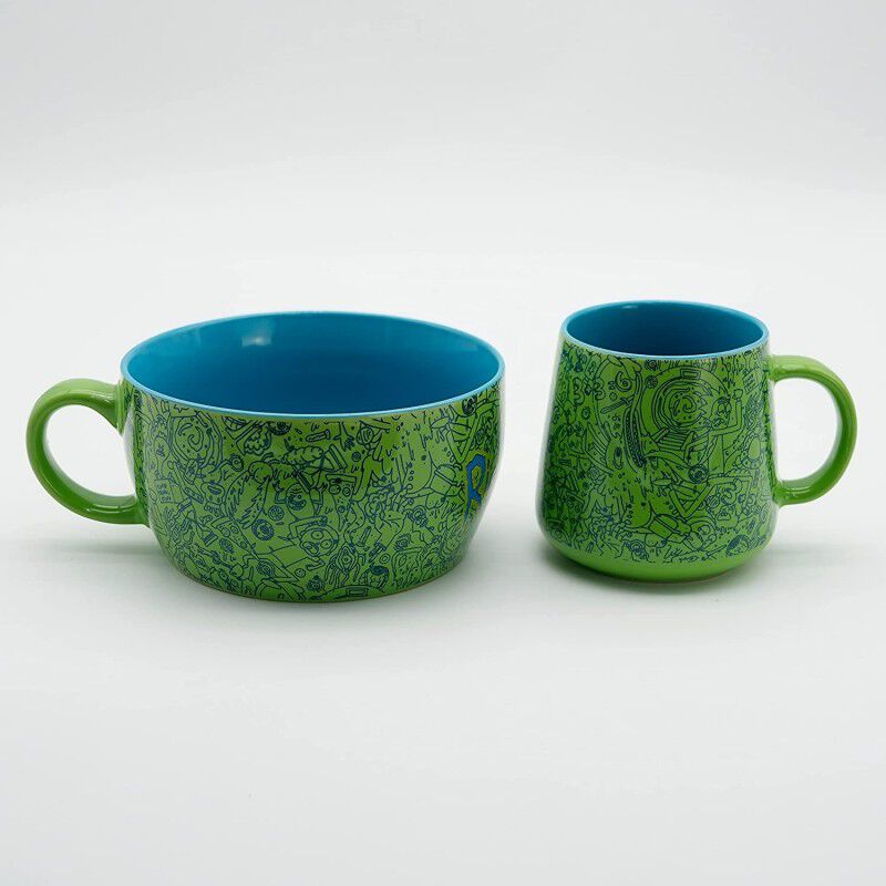 Set de Desayuno Rick & Morty Taza 380 mls + Bol... image number null