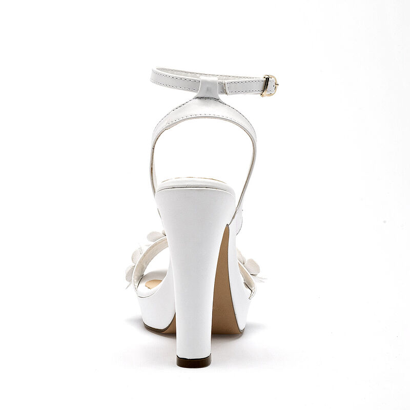 Moramora zapatilla abierta para mujer blanco co... image number null