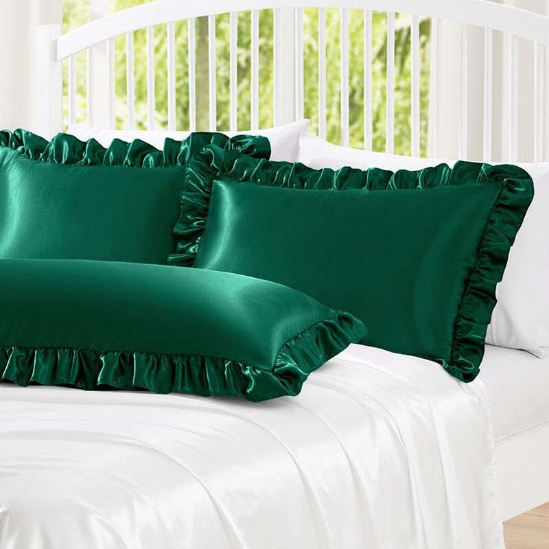 Funda De Almohada Homiest Queen Verde Negruzco ... image number null