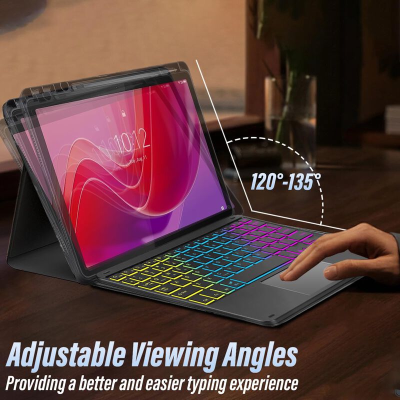 Funda Con Teclado T&aacute;ctil Ldsoyia Para Lenovo Ta... image number null