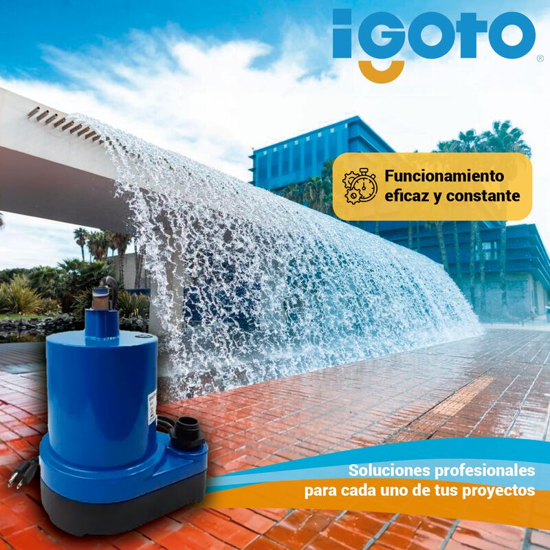 Bomba Sumergible Igoto Para Fuente 1/6 Hp 6 Met... image number null