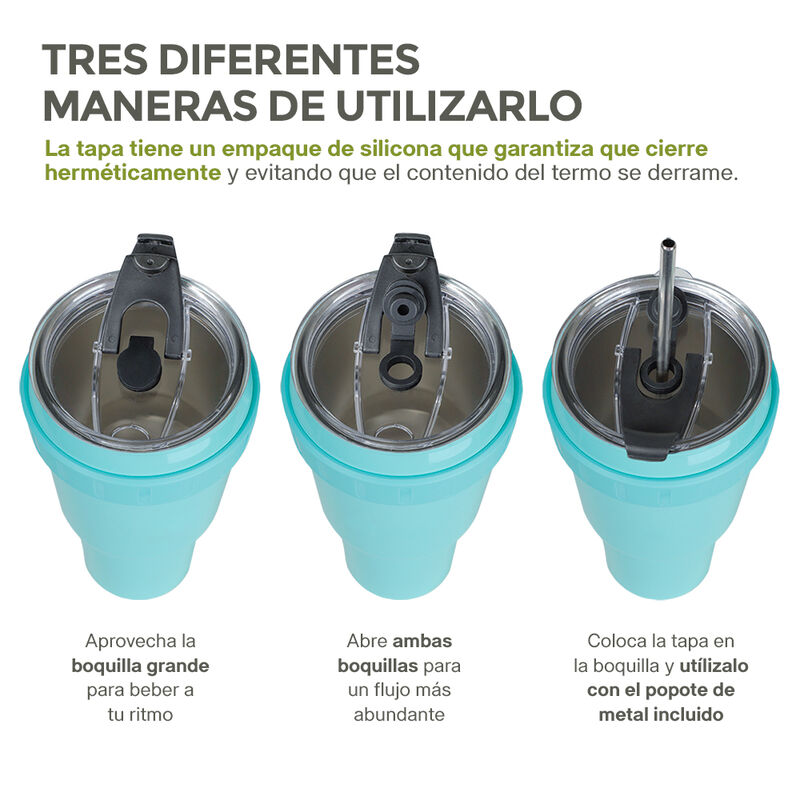 Termo de Acero Inoxidable Doble Pared Vaso T&eacute;rm... image number null