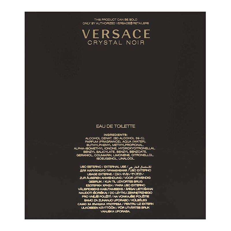 Perfume Versace Crystal Noir Eau De Toilette 90... image number null