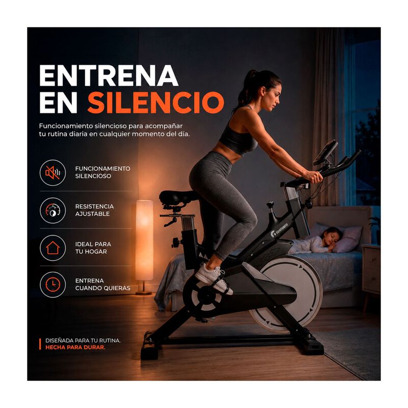 Bicicleta Spinning 15kg Gym Fija Centurfit Hoga... image number null