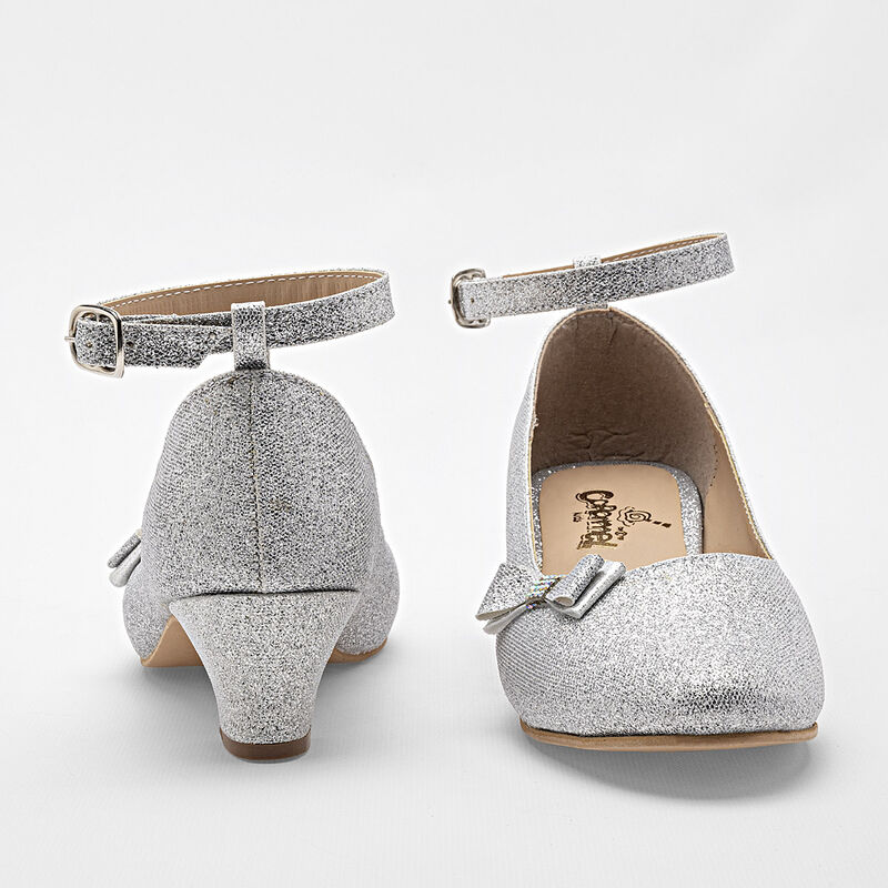 Caramel Zapatillas de fiesta para mujer plata image number null