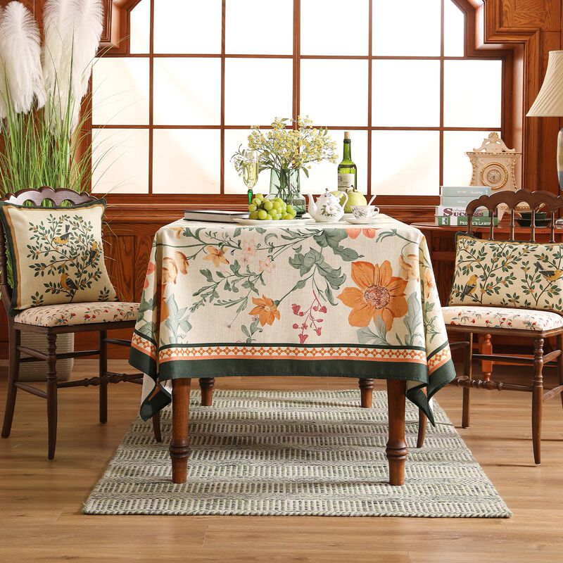 Mantel Bilin Gaier 200x140 cm floral Milch image number null