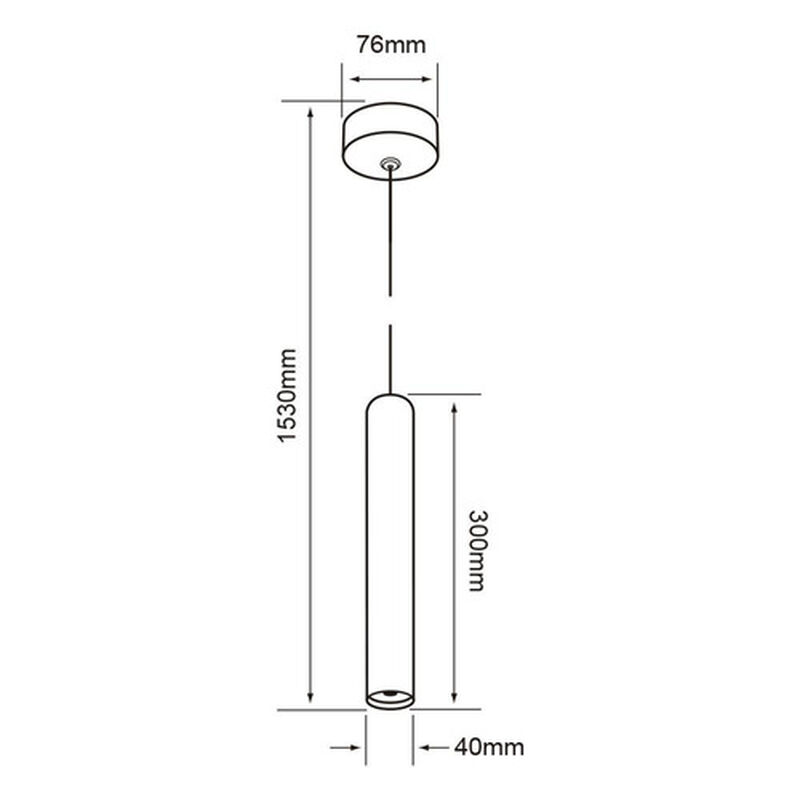 Lampara Colgante Led Para Interiores 3 W Ctlled... image number null