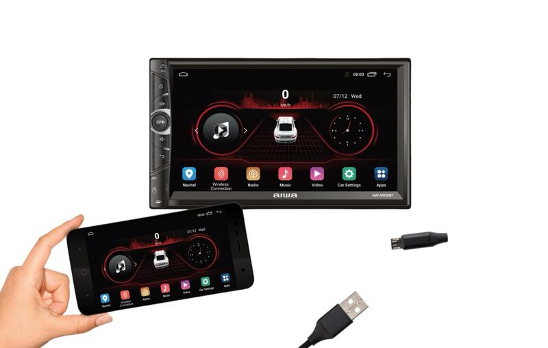 Radio Auto 2 Din Android Touch Hd De 7'' Aiwa A... image number null