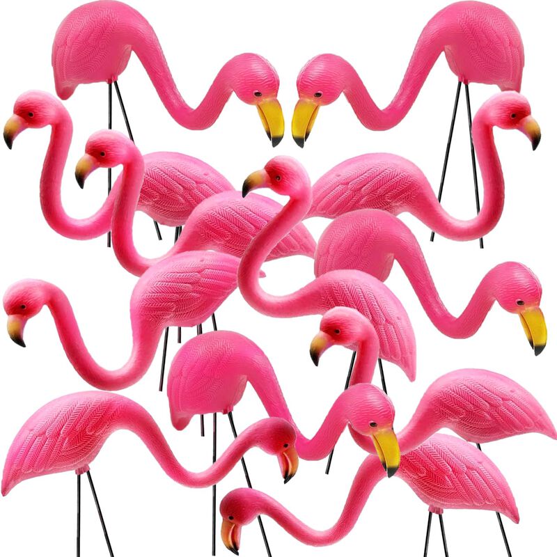 Escultura Giftexpress De 36 cm Flamenco Rosa &ndash; ... image number null