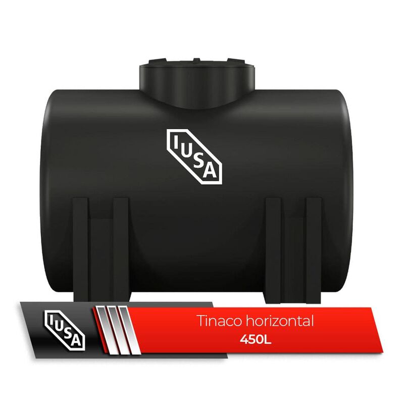 Tinaco Horizontal 450 L Negro image number null