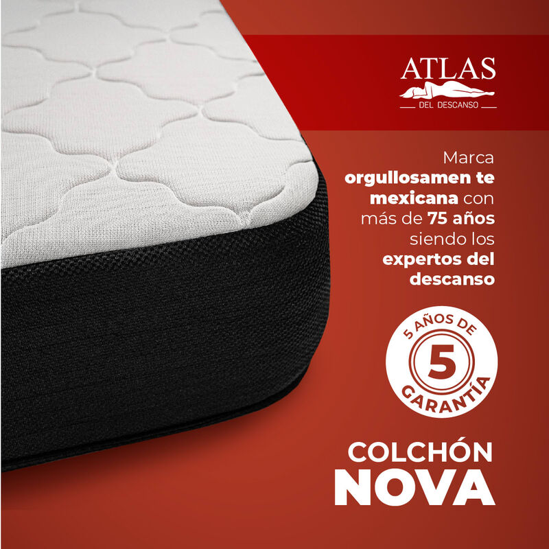 Colch&oacute;n En Caja Matrimonial Nova Prime Firmeza ... image number null