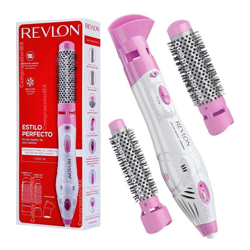 KIT DE CEPILLOS PELO REVLON RVHA446LA1N2 2 CABE... image number null