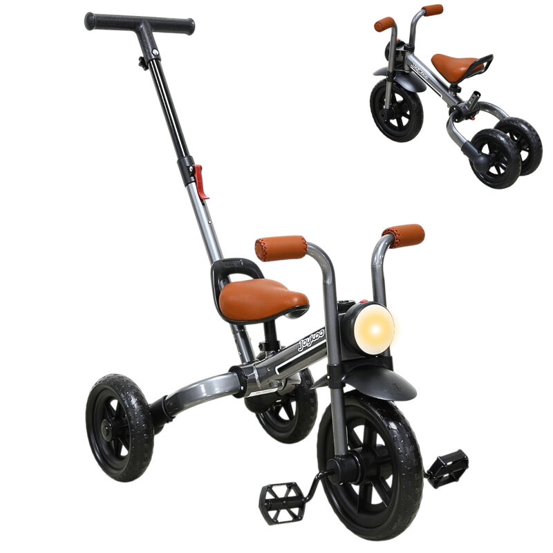 Triciclo 3 En 1 Para Ni&ntilde;os Con Bast&oacute;n, Bici Y B... image number null