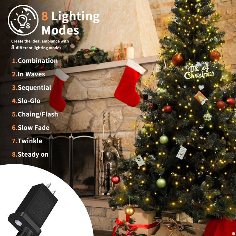 Luces Para &Aacute;rbol De Navidad Bolweo 400led, 16 L... image number null