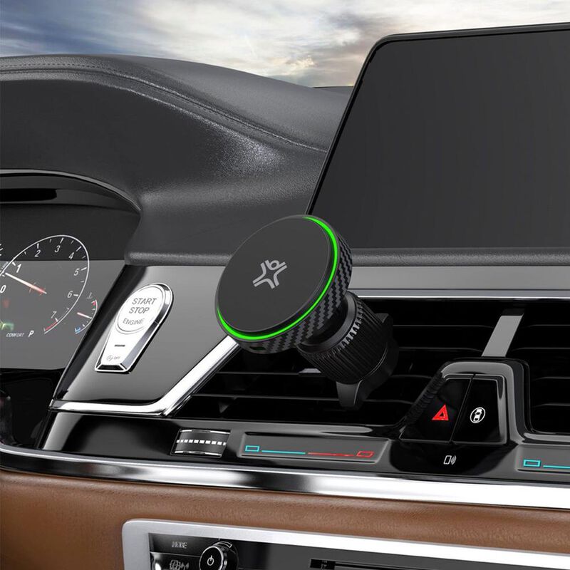 Cargador de auto inal&aacute;mbrico para iPhone 15 W. image number null