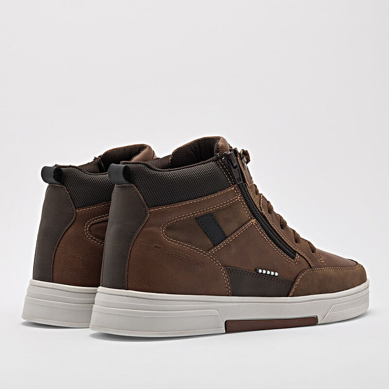 Clasben Tenis urbano para hombre camel caf&eacute; image number null