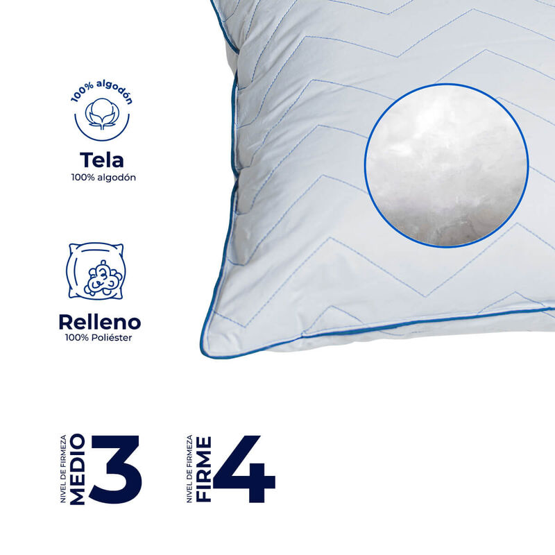 Almohada Quilt Touch Firme 4 Estandar image number null