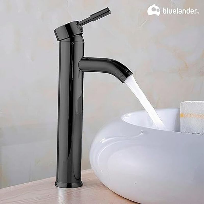 Grifo Monomando para Lavabo de Baño Negro image number null