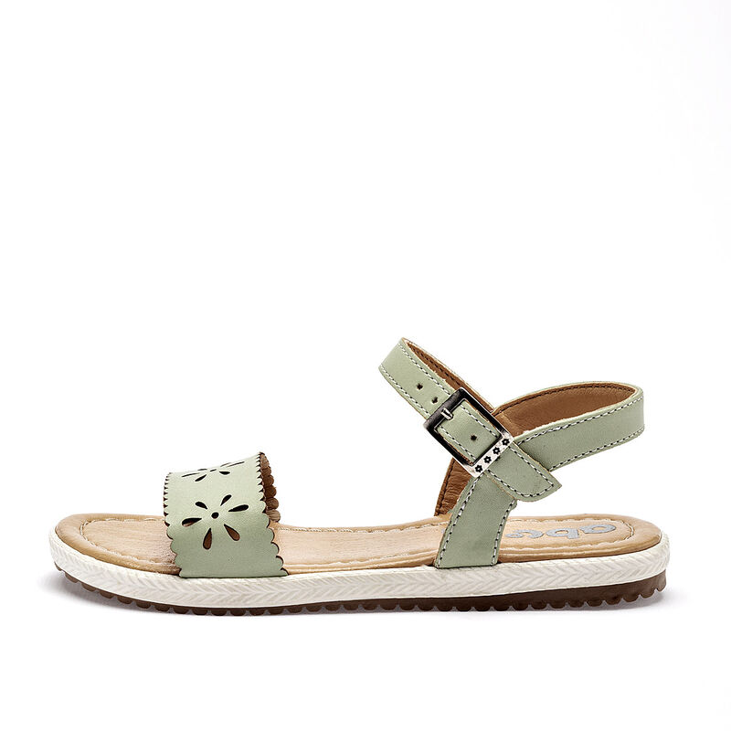 Abc Zapatitos sandalia para ni&ntilde;a verde cod 1402... image number null