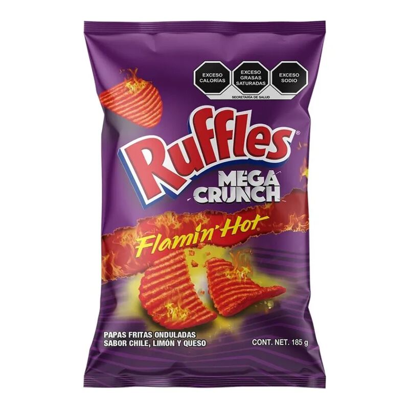 RUFFLES MC FLAMIN HOT 185GR image number null