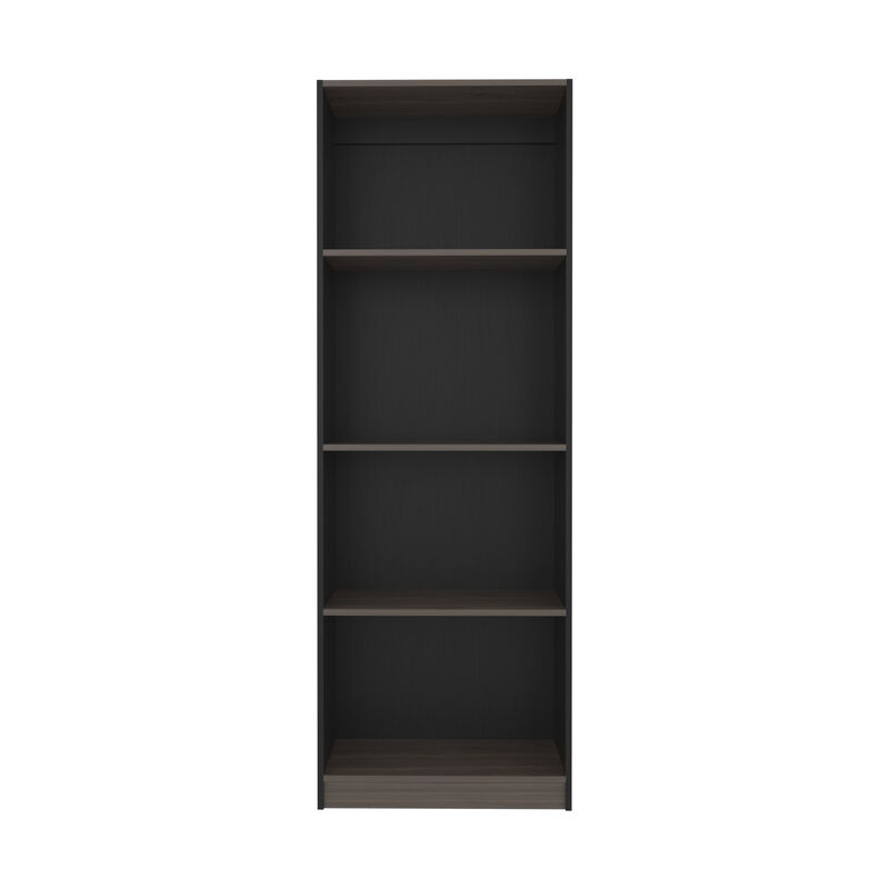 Librero Home Wengue Con Cuatro Entrepa&ntilde;os Virtu... image number null