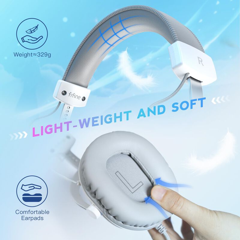 Auriculares Para Juegos Fifine H9 Usb Con Conec... image number null