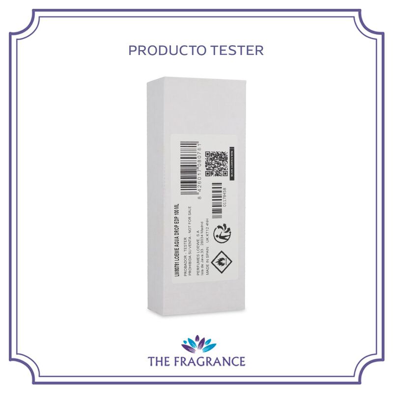 Tester Loewe Agua Drop 100ml Edp Spray image number null