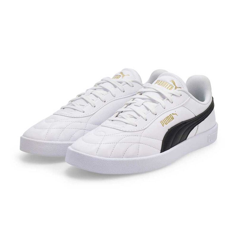 Tenis Puma Para Hombre Club Indoor Blanco-negro image number null