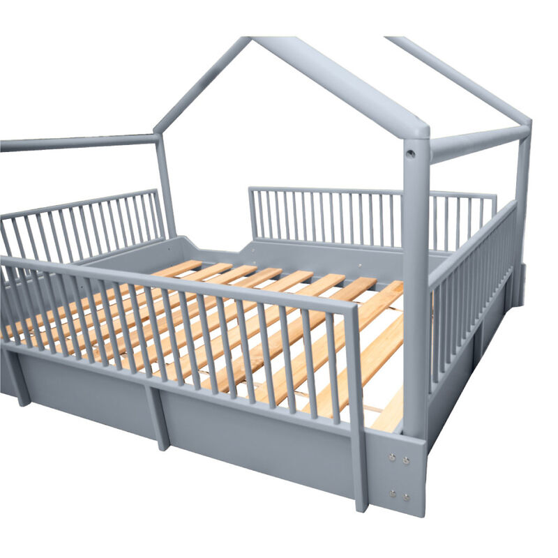 Matrimonial - Cama Chalet Montessori de Madera ... image number null