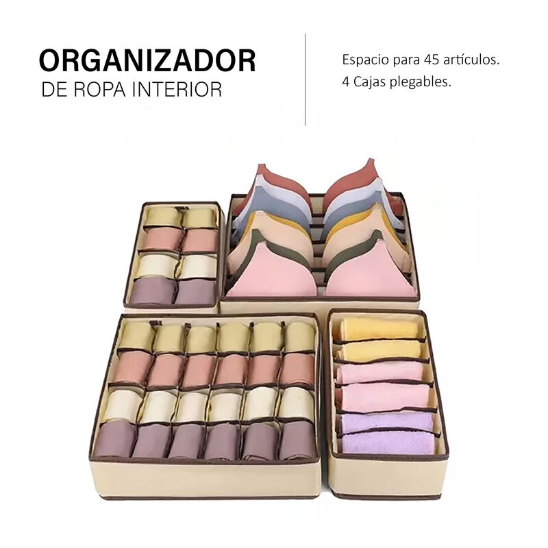 Set Organizador de Ropa Interior image number null