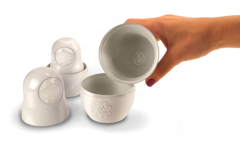 Juego De 6 Tazas Medidoras Originales Fred Matr... image number null