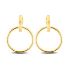 Aretes De Oro Amarillo 14k (18mm Aprox)