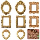 Marco De Fotos Tyqour 5,4 X 4,3 cm Dorado De Resina &ndash; Paquete De 8