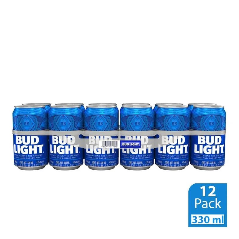 Bud Light Lata 330 Ml 12pack Midcone image number null