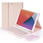 Funda De Teclado Nyee Para Ipad 9, 8, 7 &ordf; Generaci&oacute;n, 10,2 Pulgadas Con Rat&oacute;n