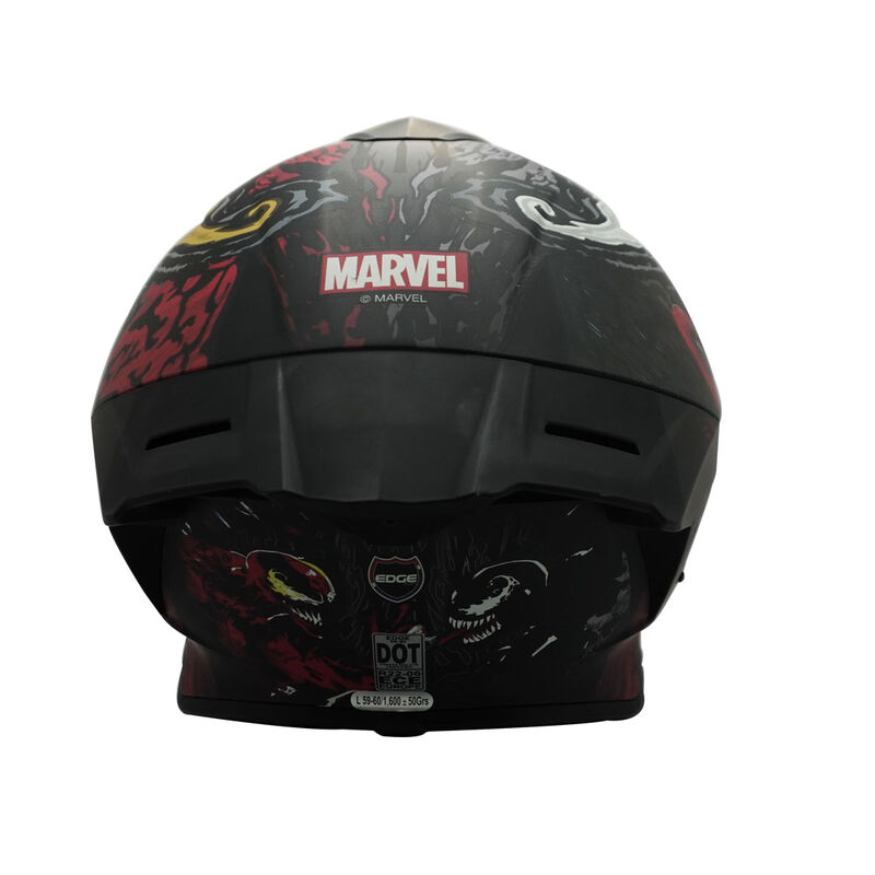 Casco Moto Integral Marvel Venom Vs Carnage Cer... image number null