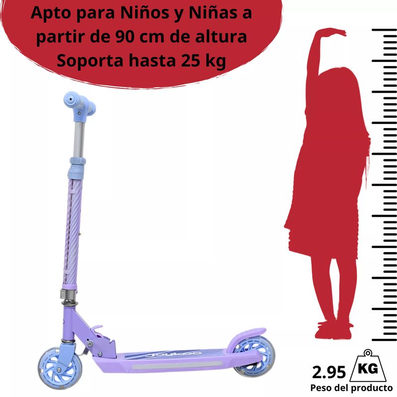 Scooter Pat&iacute;n Del Diablo Para Ni&ntilde;os Con Luces P... image number null
