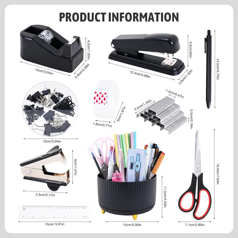 Set Organizador De Escritorio Caddy Gawsey 360&deg;... image number null