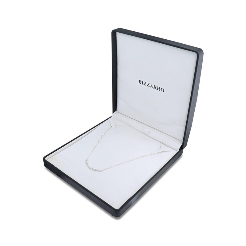 Gargantilla De Plata .925 Con Zirconias 43+2cm image number null