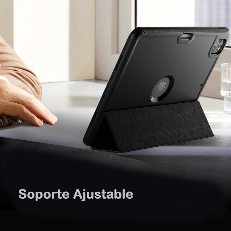 Funda Tekku Flip Para Ipad Pro 12.9 Negra A2436... image number null