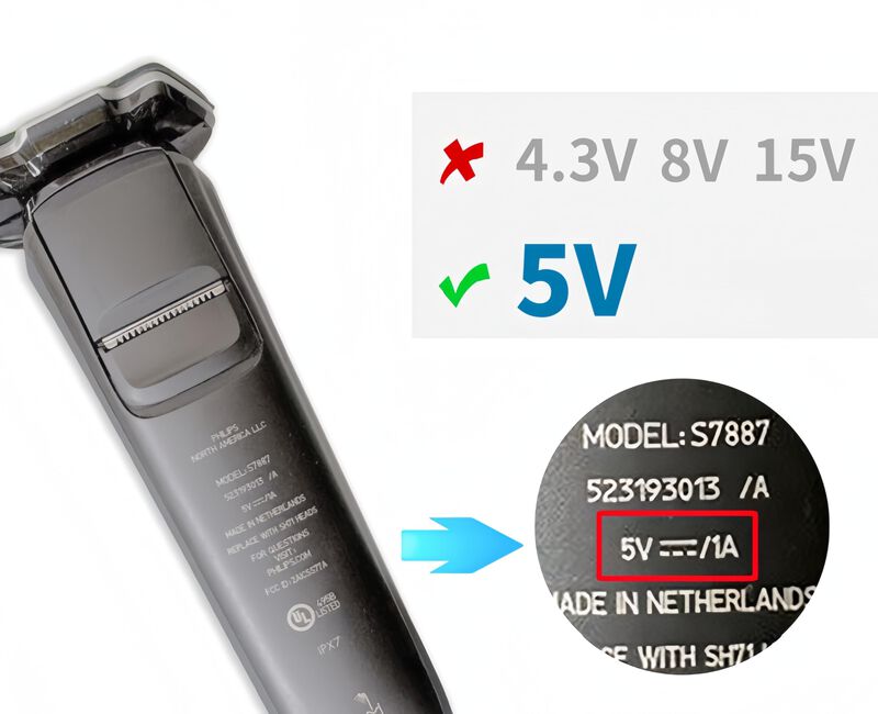 Cable De Carga Usb Qjin Para Afeitadora Philips... image number null