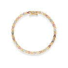 Pulsera De Oro Florentino 14K (18Cm - 4Mm Aprox.)