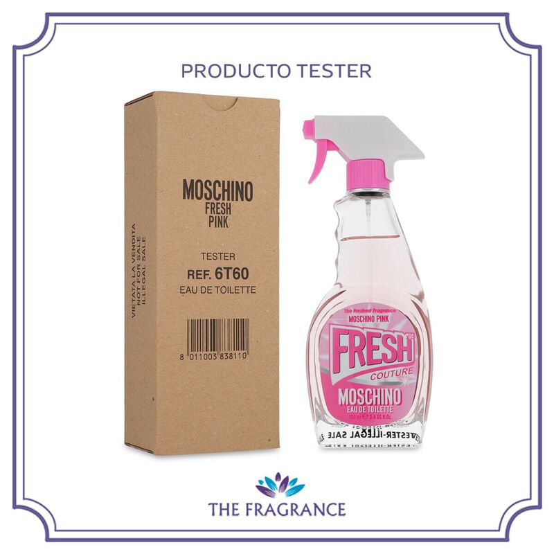 Tester Moschino Fresh Pink 100ml Edt Spray image number null