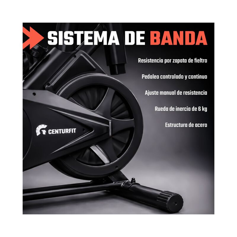 Bicicleta Fija Spinning Estatica 8kg Ejercicio ... image number null