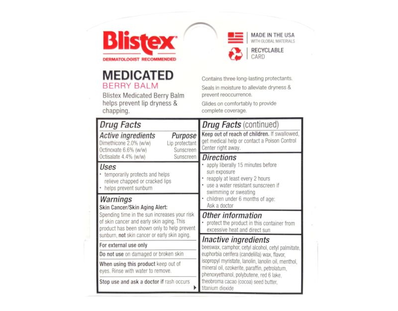 B&aacute;lsamo Labial Blistex Medicated Berry 4,25 g image number null