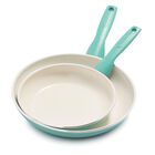 Juego De Sartenes Greenpan Rio Healthy Ceramic De 20 Y 25 Cm