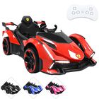 Montable El&eacute;ctrico para Ni&ntilde;os Deportivo Lambo Luces Sonido Control Remoto Bluetooth Bater&iacute;a 12v - Rojo