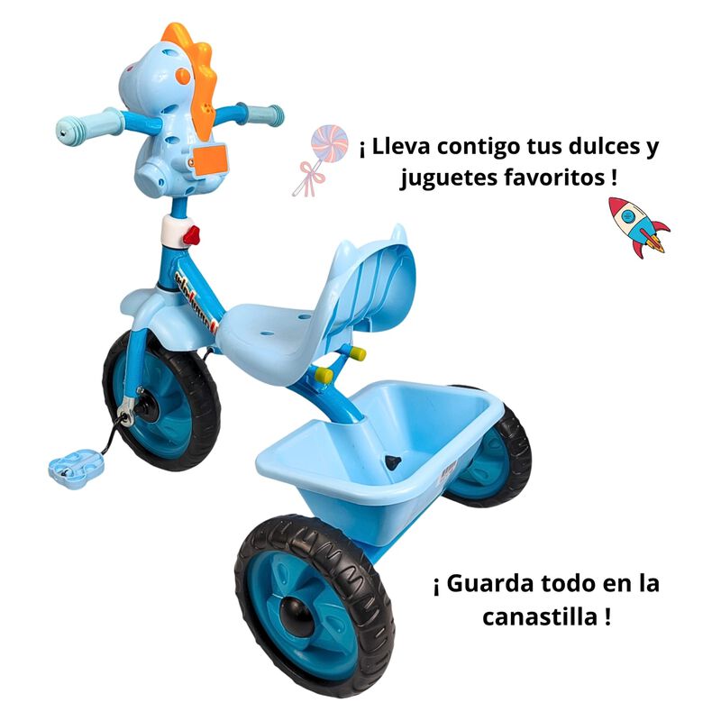 Triciclo Infantil Con Luz Y Sonido Para Ni&ntilde;os 3... image number null